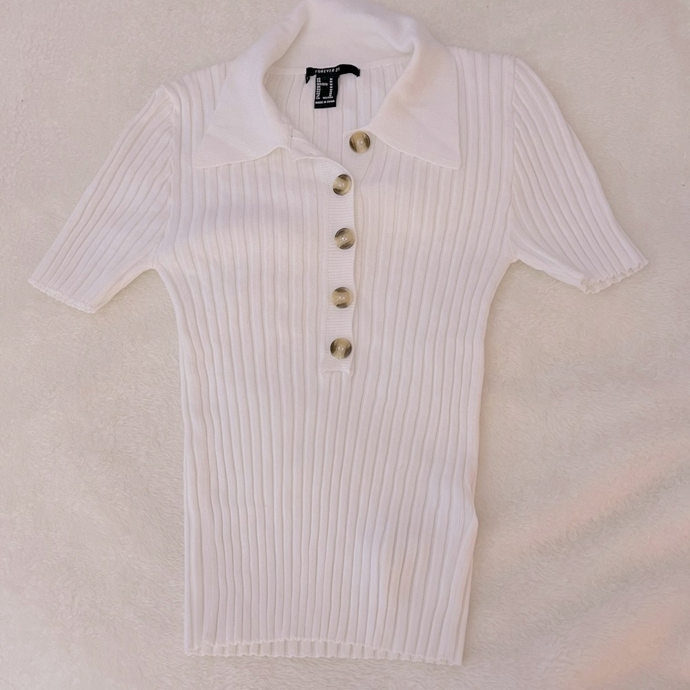 Forever 21 Ribbed Knit Top